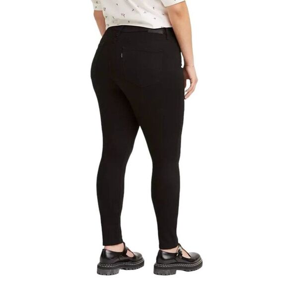 Levi's‎ Premium 720 Super Skinny Jeans Women's 32 LARGE Black High-Rise NEW - Picture 15 of 15